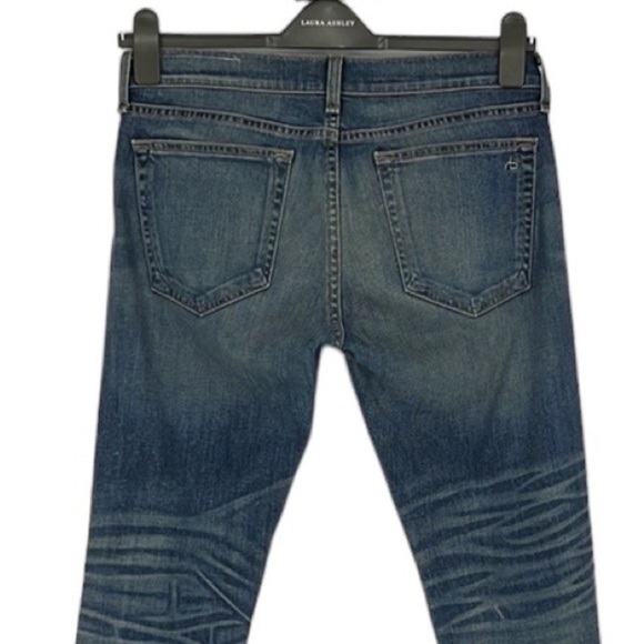 Rag & Bone Dre Low Rise Slim Boyfriend in Cornish SZ 26 - Picture 3 of 6